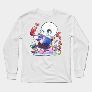 undertale- sans Long Sleeve T-Shirt